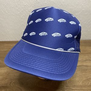 Vans Off The Wall Otto Rope Blue White Trucker Snapback Cap Hat Mesh Foam